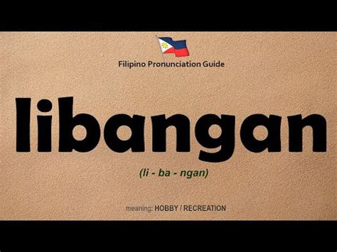 LIBANGAN: Tagalog.